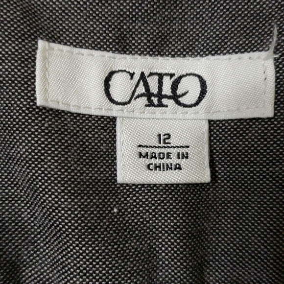 Cato Women's Gray Dress Pants - Picture 6 of 8